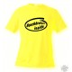 Uomo funny T-shirt - Neuchâtelois inside, Safety Yellow