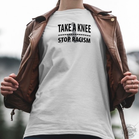 TAKE A KNEE ✪ STOP RACISM ✪ Donna T-Shirt, Un ginocchio a terra, fermiamo il razzismo