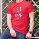 Eat, Sleep, Vape, repeat ✪ e-Cigarette ✪ Herren Baumwolle T-Shirt, Essen, Schlafen, Dampfen, Wiederholen