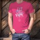 Eat, Sleep, Vape, repeat ✪ e-Cigarette ✪ T-Shirt coton homme, manger, dormir, vapoter, répéter