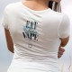 Eat, Sleep, Vape, repeat ✪ e-Cigarette ✪ T-Shirt mode femme (Manger, dormir, vapoter, répéter)