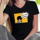 Black Lives Matter (la vita nera conta) ✪ Pop Art Girl ✪ Donna moda cotone T-Shirt contro il razzismo