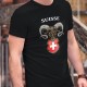 Suisse ✚ Alpine Ibex ✚ Men's cotton T-Shirt