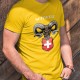 Schweiz ✚ Alpine Ibex ✚ Men's cotton T-Shirt