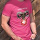 Schweiz ✚ Bouquetin des Alpes ✚ T-Shirt coton homme