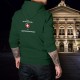 Il faut agir aussi vite que possible ✚ Maglione di cotone con cappuccio