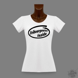 Women's slim T-shirt - Fribourgeoise Inside