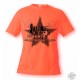 Women's or Men's T-Shirt - Urban Bike, Safety Orange
