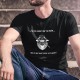 Men's cotton T-Shirt - J'ai le coeur sur la main ✪ ours mal léché ✪