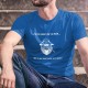 J'ai le coeur sur la main... mais elle peut aussi t'arriver sur la gueule ✪ T-Shirt coton homme, ours mal léché