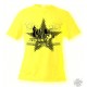 Women's or Men's T-Shirt - Urban Bike, Safety Yellow