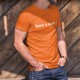Uomo Moda cotone T-Shirt - Quèche tè batoille ! ★