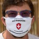 En Suisse on va au bistrot aussi vite que possible ✚ Maschera di cotone
