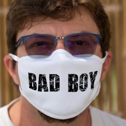 Bad Boy ★ mauvais garçon ★ Masque en tissu double couche lavable