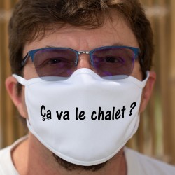 Ça va le chalet ? ★ Cotton mask