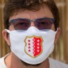 Blason Valaisan ✪ drapeau valaisan ✪ Masque de protection en tissu double couche, lavable