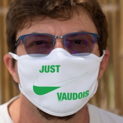 Just vaudois ★ Just do it ★ Maschera di cotone