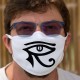 L'oeil d'Horus ✫ oeil Oudjat ✫ Masque en tissu double couche lavable