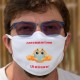 Je porte un masque pour TE protéger ❤ Baumwollmaske