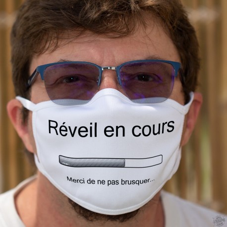 Réveil en cours ✪ merci de ne pas brusquer ✪ Cotton mask