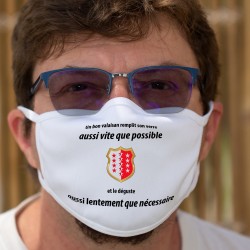 Un valaisan remplit son VERRE aussi vite que possible ✚ Cotton mask