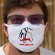 Maschera in tessuto a doppio strato personalizzabile per lavoro o azienda