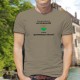 Men's T-Shirt - Un vaudois remplit son VERRE aussi vite que possible