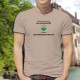 Un bon vaudois remplit son verre aussi vite que possible et le déguste aussi lentement que nécessaire ✚ T-Shirt homme