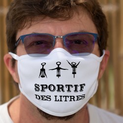 SPORTIF des litres ✪ Tire-bouchons ✪ Cotton mask