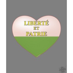 Sticker - Coeur Vaudois - pour voiture
