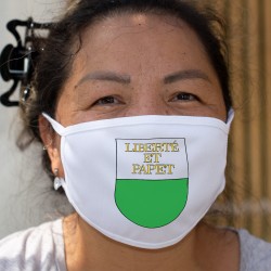 Liberté et Papet ★ Écusson vaudois ★ Cotton mask