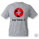 Kids Soccer T-shirt - Hopp Schwiiz !!!, Ash heater