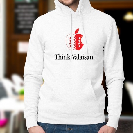 Kapuzen-Sweatshirt ★ Think Valaisan ★