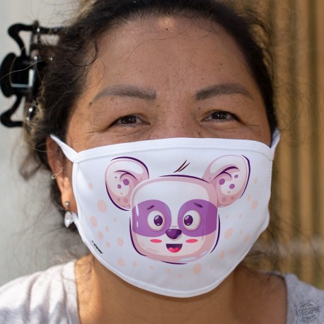 Happy Panda ❤ Kawaii ❤ Double-layer tissu mask