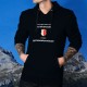 Un valaisan remplit son VERRE aussi vite que possible ✚ Herren Baumwolle Kapuzenpullover