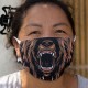Gueule d'ours ★ Masque humoristique en tissu lavable
