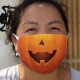 Zucca di Halloween ★ Maschera in tessuto