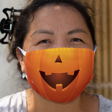Zucca di Halloween ★ Maschera in tessuto