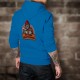 En mode télétravail ★ Gorille hipster ★ Pull à capuche coton homme