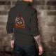 En mode télétravail ★ Gorille hipster ★ Pull à capuche coton homme
