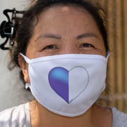 Cuore di canton Lucerna ❤ Maschera di cotone