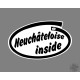 Sticker humoristique - Neuchâteloise inside - pour voiture