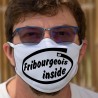 Fribourgeois inside ★ Fribourgeois à l'intérieur ★ Masque en tissu inspiré de la publicité Intel
