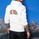 Valais coat of arms held by claws ★ Men white Hoodie