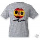 Fussball Kinder T-shirt - Vamos España, Ash heater