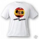 Kids Soccer T-shirt - Vamos España, White