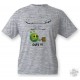 Funny  Alien smiley T-shirt - Oups !!!, Ash Heater