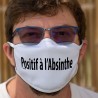 Positif à l'Absinthe ★ Maschera di cotone