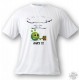 Funny  Alien smiley T-shirt - Oups !!!, White