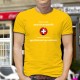 En Suisse on élimine la France aussi vite que possible ✚ Herren-Baumwoll-T-Shirt
